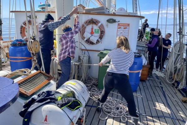 Offshore-Segelurlaub von Portugal nach Teneriffa mit einem Großsegler von 