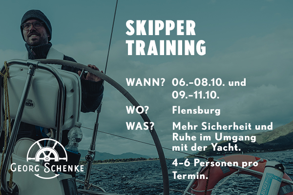 Skippertraining in Flensburg von Georg Schenke